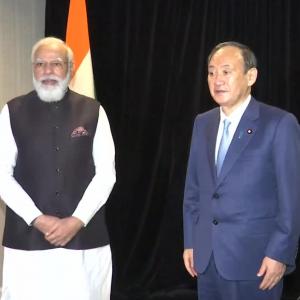 Modi, Suga vow to strengthen bilateral strategic ties