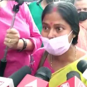 Woman hurls shoes at Partha, says it's anger of lakhs