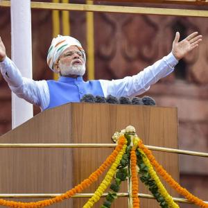 PM sets 'Panch Pran' goal to develop India in 25 yrs