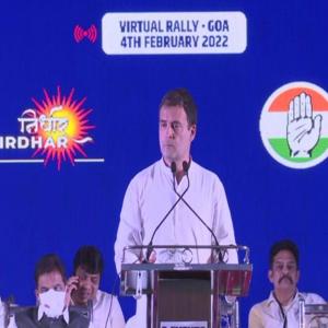 Goa polls: Fight between Cong, BJP only, says Rahul