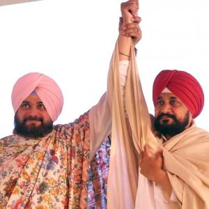 Sidhu's wife questions Channi's humble background