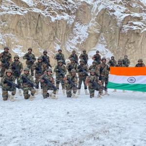 Indian Army unfurled tricolour in Galwan on New Year