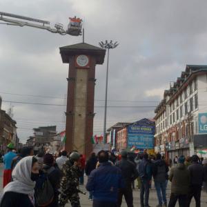 Tricolour hoisted in Srinagar's Lal Chowk after 30 yrs