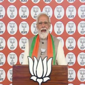 Musclemen, rioters ruled UP once: Modi in online rally