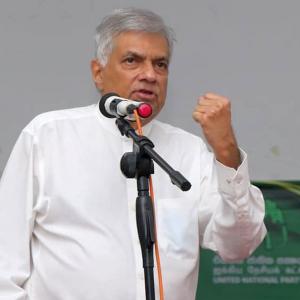 Wickremesinghe sworn in as Lanka interim Prez