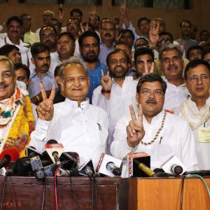 Cong wins 3 of 4 RS seats in Rajasthan; Chandra loses
