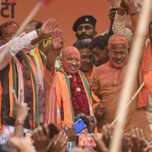 BJP scores thumping win in UP; SP distant second