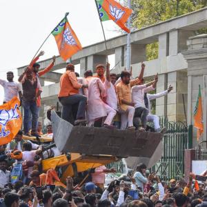 BJP wins polls 4-1, AAP bags Punjab, Cong run out