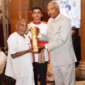 SEE: 125-year-old yoga guru receives Padma Shri