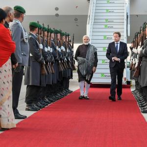 Modi arrives in Berlin on first leg of 3-nation tour