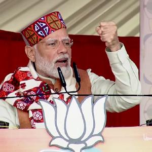 Vote for lotus will boost my strength: PM to HP voters