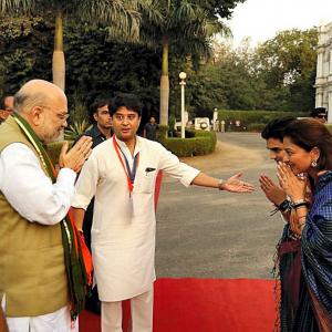 Why Are Scindias Bowing To Amit Shah?