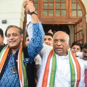 Kharge elected Cong chief, Tharoor loses massively