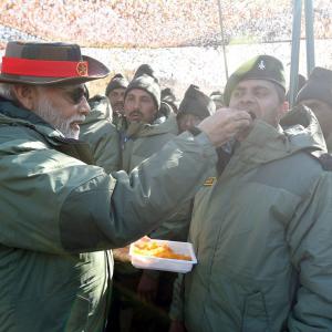PIX: Modi celebrates Diwali in Kargil with soldiers