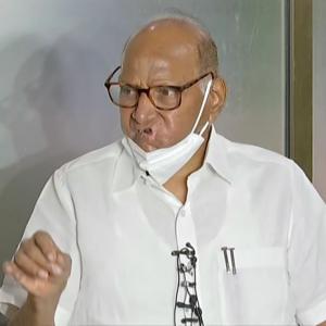 Pawar complains of uneasiness, admitted to hospital