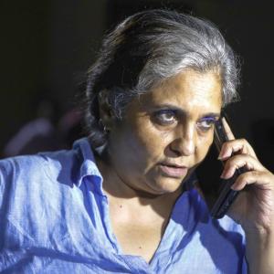 Activist Teesta Setalvad walks out of jail