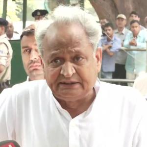 Gehlot out of Congress chief race, apologises to Sonia