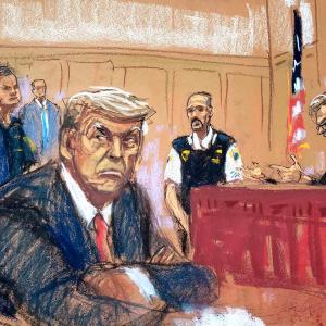 When Trump Appeared In Court