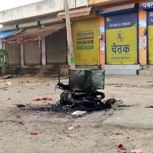 Scenes Of Mayhem In Haryana's Nuh