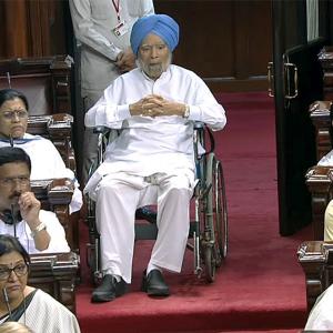 SEE: Modi lauds Manmohan Singh in RS farewell speech