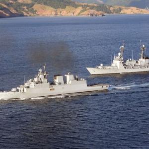Navy secures merchant vessel hit by drone in Arabian Sea