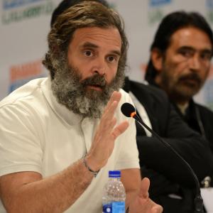 Rahul answers Kashmir questions at the end of yatra