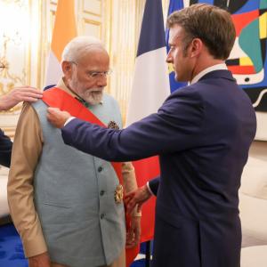 Modi conferred with France's highest award