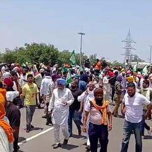 Farmers block Delhi-Chandigarh highway for 2nd day