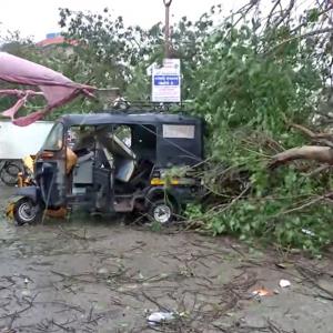 Biparjoy wreaks havoc in Guj; 2 dead, power supply hit