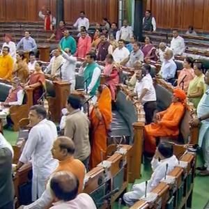 Lok Sabha adjourned for day in just 3 minutes