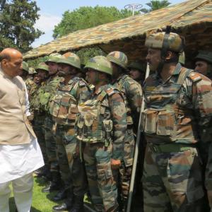 1 terrorist killed as Rajnath visits J-K's Rajouri