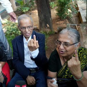 Don't vote, don't criticise, says Narayana Murthy