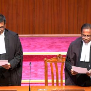 CJI administers oath of office to 2 new judges of SC