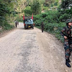 Security forces carry out op to seize arms in Manipur