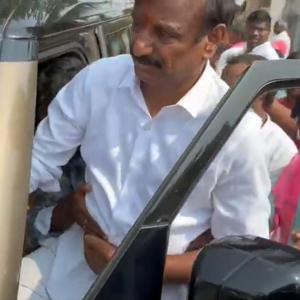 BRS MP stabbed during Telangana election campaign