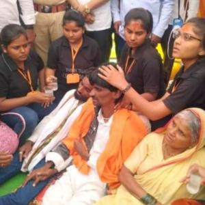 Maratha activist on IV fluids as fast enters 9th day