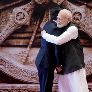Leaders Lucky To Get A Modi Hug...