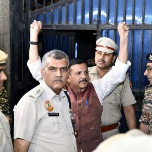 Sanjay Singh walks out of Tihar jail after 170 days