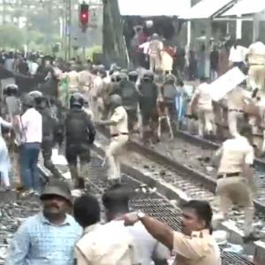 Maha kids' abuse: Protestors bring trains to halt