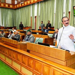 HP assembly speaker expels 15 BJP MLAs amid crisis