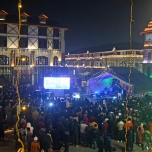 In a first, New Year celebrated at Lal Chowk