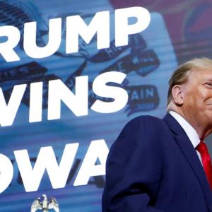 Trump wins Iowa caucuses, heads for Biden rematch