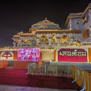 The Ram Temple At Night