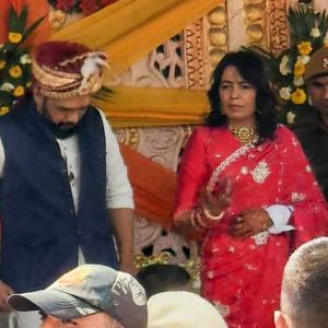 Gangster Sandeep weds 'Madam Minz', returns to Tihar