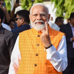 PIX: Modi to Kharge, famous faces at polling booths