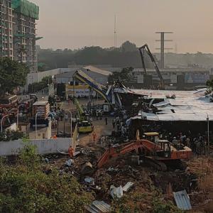 Mumbai hoarding collapse: 14 dead, rescue ops on