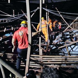 Hoarding collapse: 'Hopes of finding survivors slim'