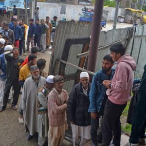 At polling booth, LeT militant's brother asks him to...