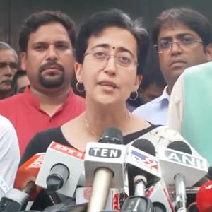 Atishi's 1st reaction after being named Delhi CM