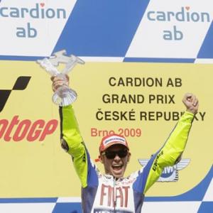 Valentino Rossi wins Czech MotoGP